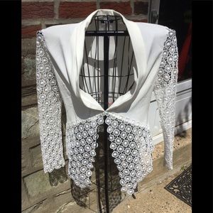 Off White Color Venus Brand Blazer